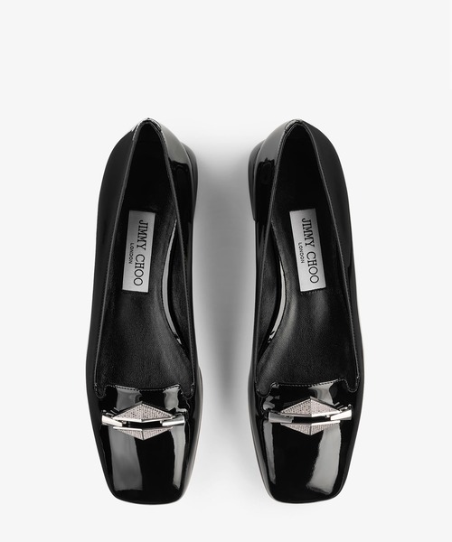 JIMMY CHOO（ジミーチュウ）の「RAVI FLAT（パンプス・レディース・ブラック/ボルドー・37/36.5/35.5/35/36/37.5）」の5枚目の写真