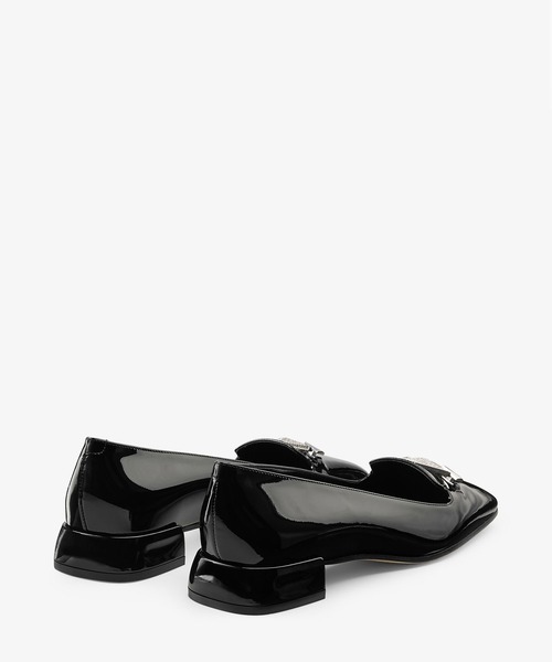 JIMMY CHOO（ジミーチュウ）の「RAVI FLAT（パンプス・レディース・ブラック/ボルドー・37/36.5/35.5/35/36/37.5）」の6枚目の写真