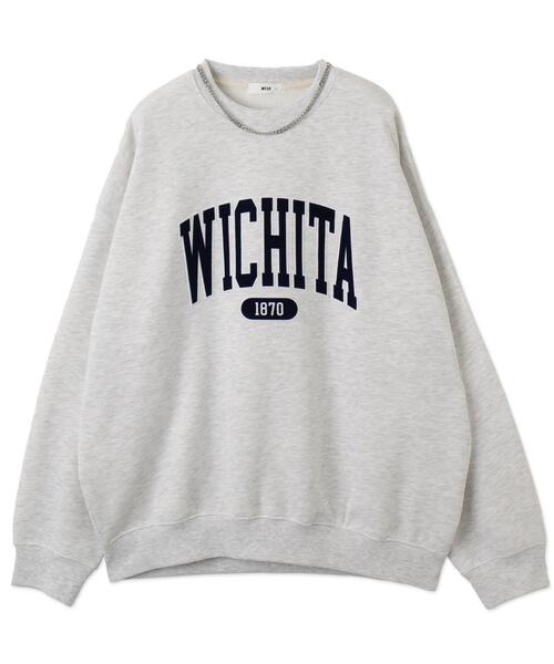 WEGO（ウィゴー）の「WEGO/アクセ付きグラフィックプルオーバー（スウェット・メンズ・ホワイト/ダークグリーン/アッシュグレー・LARGE/MEDIUM）」の20枚目の写真