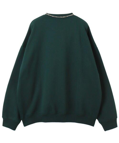 WEGO（ウィゴー）の「WEGO/アクセ付きグラフィックプルオーバー（スウェット・メンズ・ホワイト/ダークグリーン/アッシュグレー・LARGE/MEDIUM）」の21枚目の写真