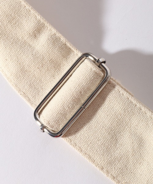 BEVERLY HILLS POLO CLUB（ビバリーヒルズポロクラブ）の「【Beverly Hills Polo Club/ビバリーヒルズポロクラブ】ワンポイント キャンバスビッグショルダーバッグ（ショルダーバッグ・メンズ・カーキ/アイボリー/ブラック・FREE）」の10枚目の写真