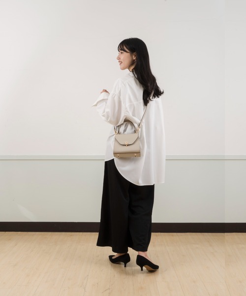 CORSO ROMA，9（コルソローマ）の「【CORSO ROMA,9/コルソローマ9】レザー 牛革 ポインテッドトゥ パンプス 5cmヒール（パンプス・レディース・ブラック/ブラック系その他・36/37/38/39）」の10枚目の写真