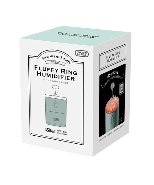 Toffy(トフィー)の「【Toffy/トフィー】 ふわふわリング加湿器(生活家電・レディース・ラベンダー/ライトオレンジ系/スモーキーグリーン系・FREE)」の14枚目の写真