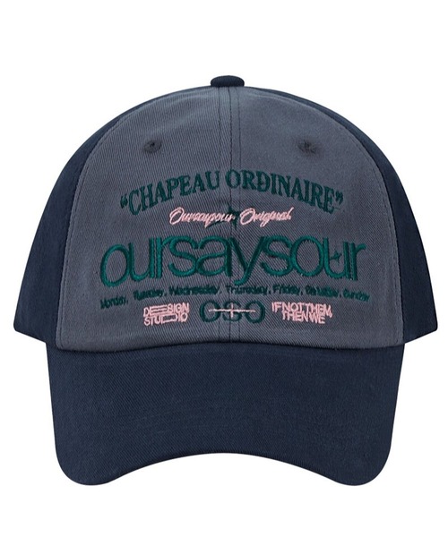 ALAND(エーランド)の「【UNISEX】OURSAYSOUR/レタリングロゴキャップ(キャップ・レディース・ブラウン/ネイビー/カーキ/ライトピンク・FREE)」の4枚目の写真