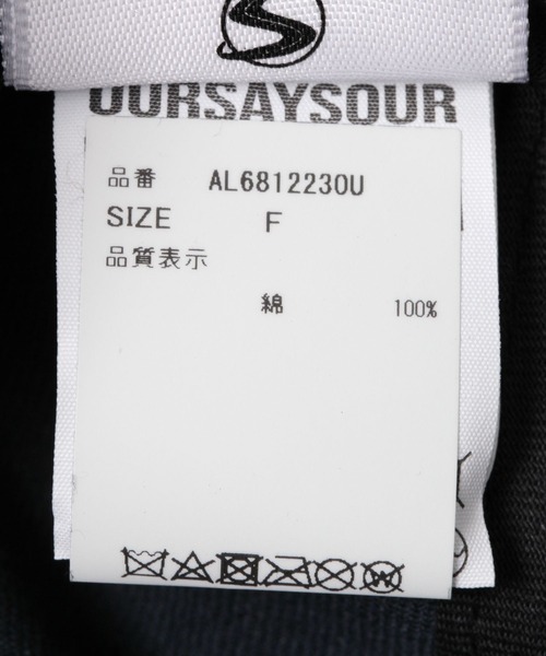 ALAND(エーランド)の「【UNISEX】OURSAYSOUR/レタリングロゴキャップ(キャップ・レディース・ブラウン/ネイビー/カーキ/ライトピンク・FREE)」の7枚目の写真