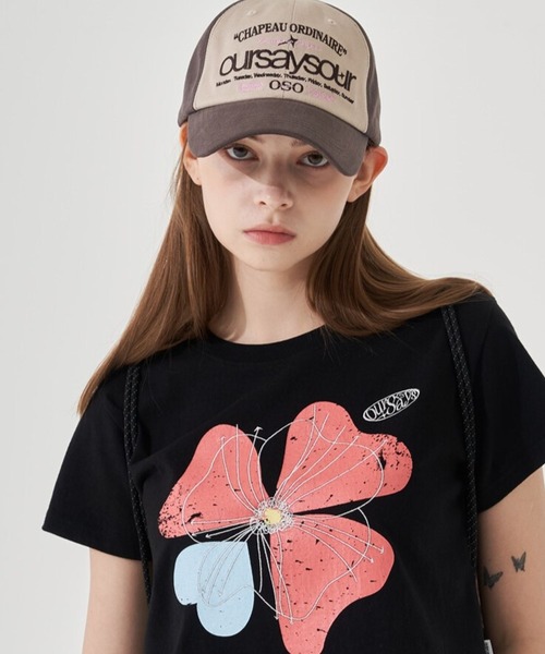 ALAND(エーランド)の「【UNISEX】OURSAYSOUR/レタリングロゴキャップ(キャップ・レディース・ブラウン/ネイビー/カーキ/ライトピンク・FREE)」の12枚目の写真