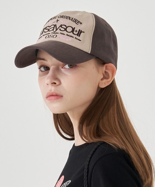 ALAND(エーランド)の「【UNISEX】OURSAYSOUR/レタリングロゴキャップ(キャップ・レディース・ブラウン/ネイビー/カーキ/ライトピンク・FREE)」の14枚目の写真