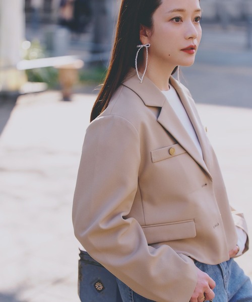 GLOBAL WORK(グローバルワーク)の「高山直子さんコラボ/クルーネックセミシアー長袖/EiiS/133548(Tシャツ/カットソー・レディース・ブラック/その他/オフホワイト/グレー/ブラック系その他・SMALL/X-SMALL)」の19枚目の写真