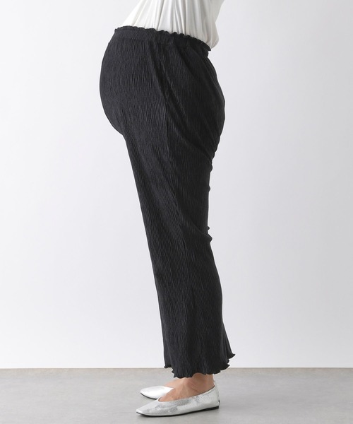 LEPSIM（レプシィム）の「【産前・産後対応】マタニティ／ベロア楊柳パンツ　149103（マタニティウェア/グッズ・レディース・ブラック/ベージュ/ブルー・FREE）」の22枚目の写真