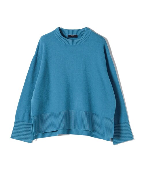 セール】SHIPS Colors:〈手洗い可能〉フラッフィー クルーネック