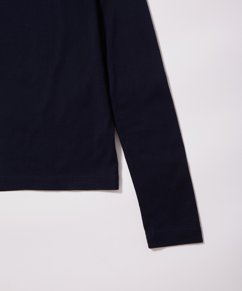 ADAM ET ROPE'(アダムエロペ)の「WOMEN【Hanes for BIOTOP】 オーガニックコットン タートルネックプルオーバー(Tシャツ/カットソー・レディース・ブラック/ホワイト/ネイビー・M)」の5枚目の写真
