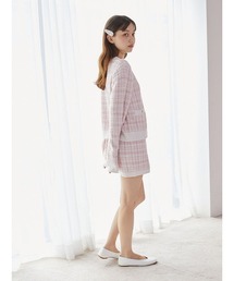 ルームウェア・パジャマ gelato pique Check pattern short pants PWNP245129 gelato pique（ジェラートピケ）の「チェック柄ショートパンツ