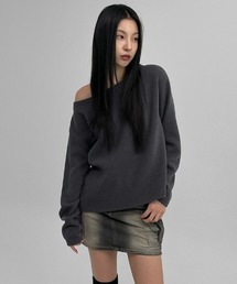 [MADE] レンデンルーズフィットボートネック長袖Tシャツ