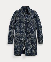 RRL | インディゴ フローラルプリント キャンバス ワーク ジャケット(カバーオール)