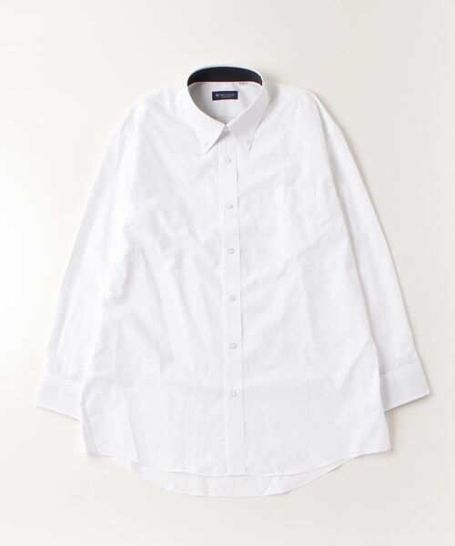 透け防止 形態安定ノーアイロン ボタンダウン 長袖ビジネスワイシャツ（ビジネスシャツ）｜TOKYO SHIRTS（トウキョウシャツ）