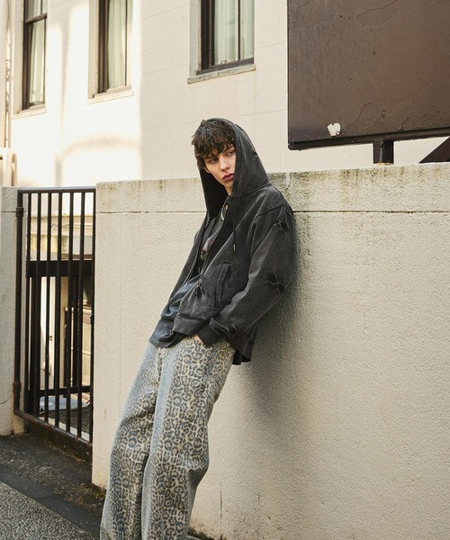 新品❤️CPG❤️ジップアップ SWAGVIBE】Pinched Dye Zip Hoodie（パーカー）｜SWAGVIBE