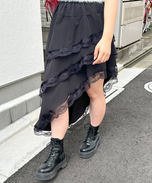 frunco(フランコ)の「アシンメトリースカート(スカート・レディース・ホワイト/ブラック・FREE)」の15枚目の写真
