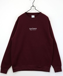 【GROOVY STORE】ワンポイント刺繍裏起毛トレーナー