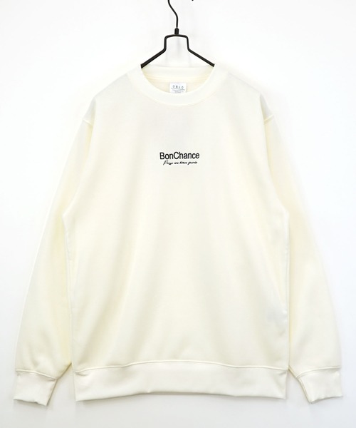 Burner（バーナー）の「【GROOVY STORE】ワンポイント刺繍裏起毛トレーナー（スウェット・メンズ・ライトブラック/ダークブルー/ホワイト系その他2/ブラック系その他2/ブラック/ホワイト/モカ/スミクロ/ダークネイビー/杢グレー/ブラック系その他3/ブラック系その他4/オフホワイト/ブラック系その他5/グレー系その他2/ブラウン/グレイッシュベージュ/パープル系/ホワイト系その他3/ブラック系その他6・LL/M/L）」の5枚目の写真