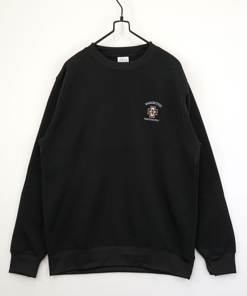 Burner（バーナー）の「【GROOVY STORE】ワンポイント刺繍裏起毛トレーナー（スウェット・メンズ・ライトブラック/ダークブルー/ホワイト系その他2/ブラック系その他2/ブラック/ホワイト/モカ/スミクロ/ダークネイビー/杢グレー/ブラック系その他3/ブラック系その他4/オフホワイト/ブラック系その他5/グレー系その他2/ブラウン/グレイッシュベージュ/パープル系/ホワイト系その他3/ブラック系その他6・LL/M/L）」の11枚目の写真