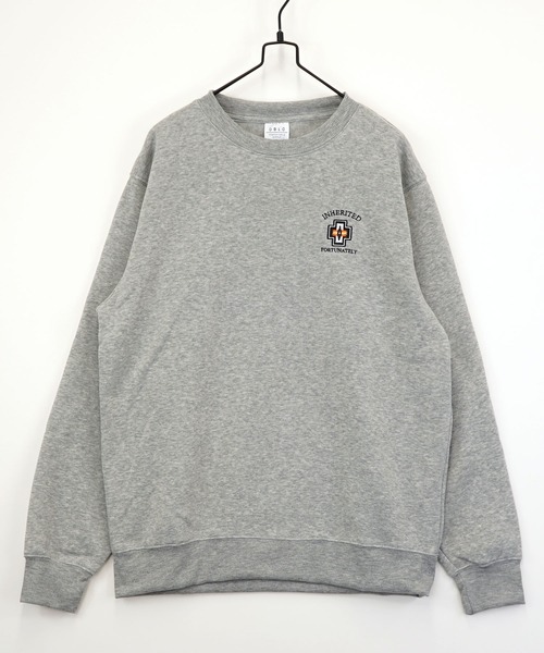 Burner（バーナー）の「【GROOVY STORE】ワンポイント刺繍裏起毛トレーナー（スウェット・メンズ・ライトブラック/ダークブルー/ホワイト系その他2/ブラック系その他2/ブラック/ホワイト/モカ/スミクロ/ダークネイビー/杢グレー/ブラック系その他3/ブラック系その他4/オフホワイト/ブラック系その他5/グレー系その他2/ブラウン/グレイッシュベージュ/パープル系/ホワイト系その他3/ブラック系その他6・LL/M/L）」の14枚目の写真