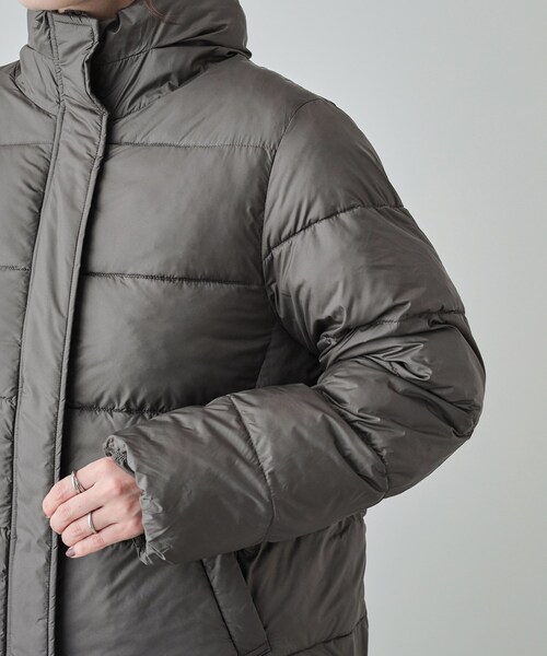 SHOO・LA・RUE（シューラルー）の「◆【洗える/撥水】中綿スタンドカラージャケット（その他アウター・レディース・ブラック/ダークグレー/オフホワイト・04/03/02/01）」の21枚目の写真