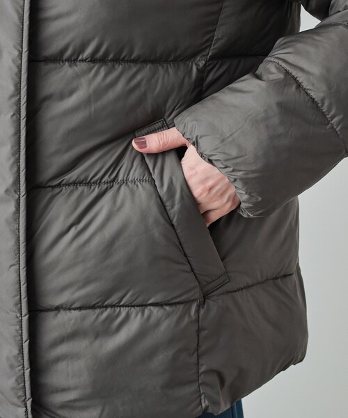 SHOO・LA・RUE（シューラルー）の「◆【洗える/撥水】中綿スタンドカラージャケット（その他アウター・レディース・ブラック/ダークグレー/オフホワイト・04/03/02/01）」の22枚目の写真