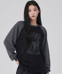 A'GEM/9 × .kom 『ACOVER/オコボ』 Dreaming Raglan Overfit Long Sleeve /ドリーミングラグランオーバーフィットロングスリーブ