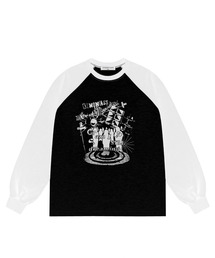 A'GEM/9 × .kom 『ACOVER/オコボ』 Dreaming Raglan Overfit Long Sleeve /ドリーミングラグランオーバーフィットロングスリーブ