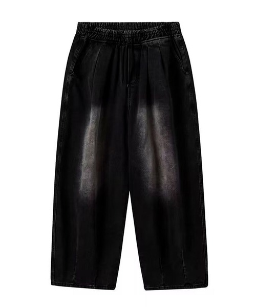 CALIFORNIA OUTFITTERS（カリフォルニア アウトフィッターズ）の「3-11B27 ヴィンテージ風 ワイド ウォッシュデニム（デニムパンツ・メンズ・ブルー/ブラック・M/L/XL/S）」の5枚目の写真