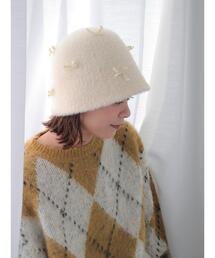 ehka sopo | シャギーリボンバケットハット(ハット)