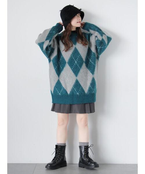 ehka sopo（エヘカソポ）の「シャギーリボンバケットハット（ハット・レディース・グレー/ブラック/キナリ・F）」の9枚目の写真