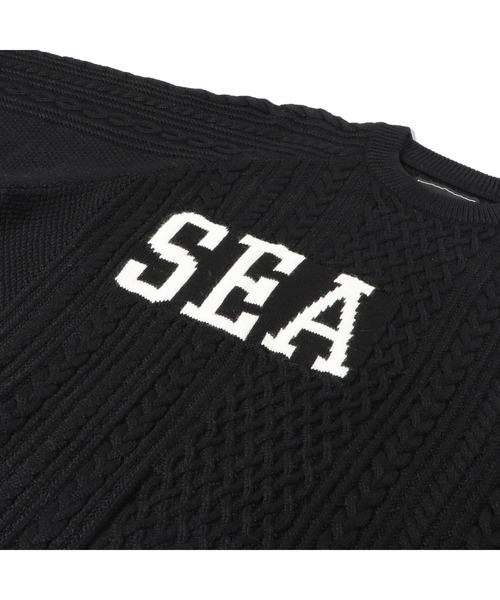 A HOOP CABLE PULLOVER（ニット/セーター）｜WIND AND SEA（ウィン