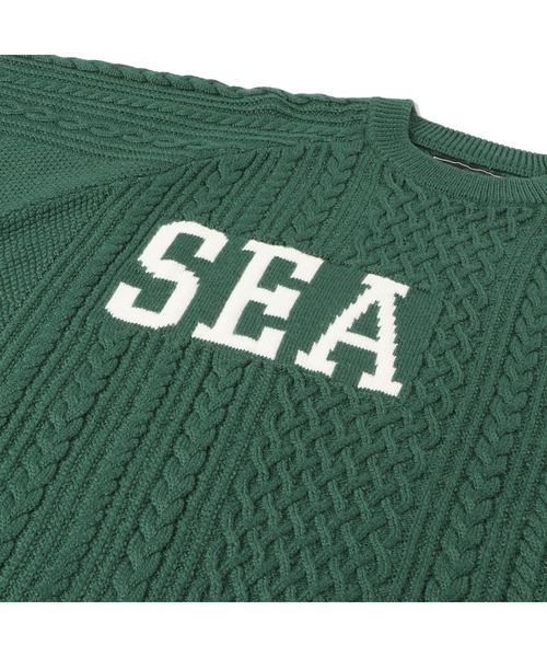 A HOOP CABLE PULLOVER（ニット/セーター）｜WIND AND SEA（ウィン