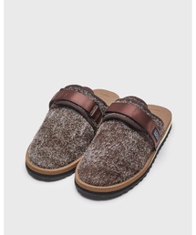 スイコック　レザーサンダル　10 Tom Wood x Suicoke レザーサンダル | ブラック | FARFETCH JP