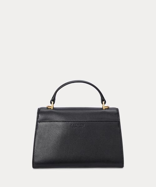 洗練されたデザイン【Ralph Lauren】スモール ファラ サッチェル レザー スモール Farrah サッチェル（ハンドバッグ）｜LAUREN