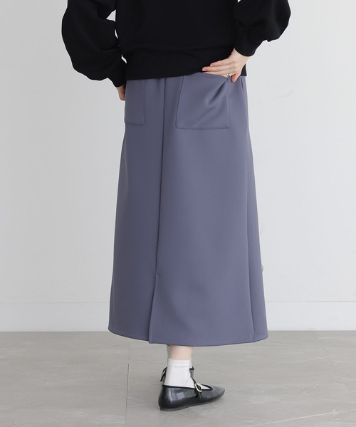 somari imagination（ソマリ イマジネーション）の「『リボンジャージスカート』（スカート・レディース・ブルー/ブラック・2/1）」の5枚目の写真