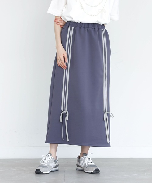 somari imagination（ソマリ イマジネーション）の「『リボンジャージスカート』（スカート・レディース・ブルー/ブラック・2/1）」の22枚目の写真