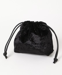 Elura | ＜スタイリスト福田麻琴さんコラボ＞ベロア巾着バッグ/240251(ハンドバッグ)