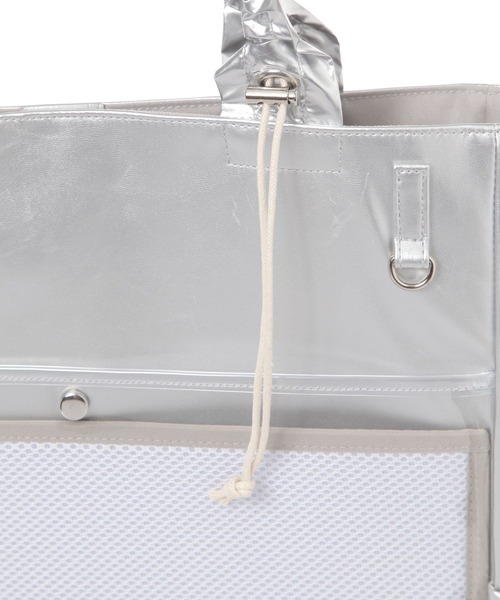 LAKOLE（ラコレ）の「ギャザーマルチトートバッグ / 286453（トートバッグ・レディース・ブラック/シルバー/アイボリー・FREE）」の15枚目の写真