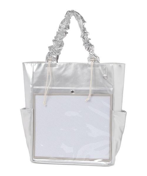 LAKOLE（ラコレ）の「ギャザーマルチトートバッグ / 286453（トートバッグ・レディース・ブラック/シルバー/アイボリー・FREE）」の18枚目の写真