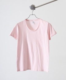 TRUSS（トラス）の「TRUSS ｽﾘﾑﾌｨｯﾄUﾈｯｸTｼｬﾂ（Tシャツ/カットソー）」