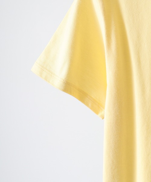 TRUSS（トラス）の「TRUSS ｽﾘﾑﾌｨｯﾄUﾈｯｸTｼｬﾂ（Tシャツ/カットソー・メンズ・ブラック/ホワイト/ピンク/ヘザーグレー/オフホワイト/スカイブルー/イエロー/ネイビー・S/L/XL/M/XS）」の14枚目の写真