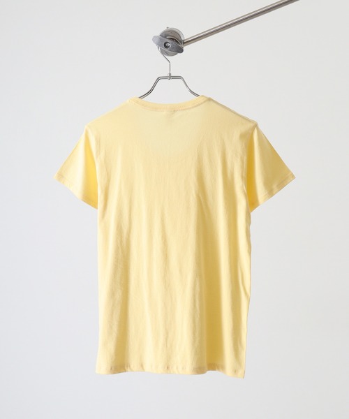 TRUSS（トラス）の「TRUSS ｽﾘﾑﾌｨｯﾄUﾈｯｸTｼｬﾂ（Tシャツ/カットソー・メンズ・ブラック/ホワイト/ピンク/ヘザーグレー/オフホワイト/スカイブルー/イエロー/ネイビー・S/L/XL/M/XS）」の15枚目の写真