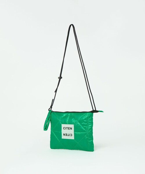 CITEN(シテン)の「<CITEN>CITENパデッドサコッシュ(ショルダーバッグ・レディース・ライトグレー/ブラック/ライム/シルバー/その他4/ダークグレー/ケリーグリーン/ターコイズブルー系・FREE)」の10枚目の写真