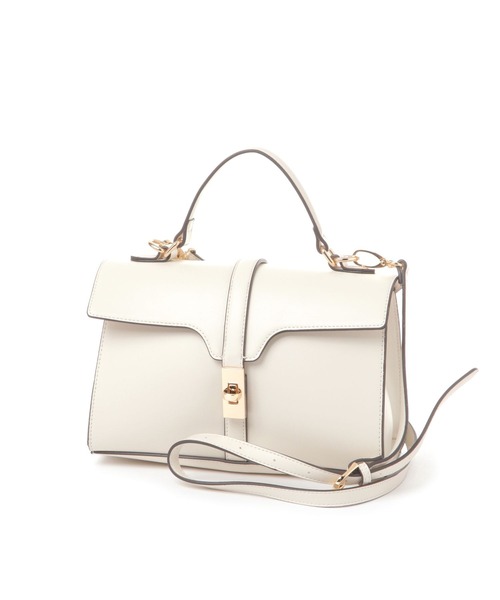 GLOBAL WORK(グローバルワーク)の「スペ軽メタル2WAYBAG/234502(ショルダーバッグ・レディース・ベージュ/ブラック/アイボリー・ONE SIZE)」の5枚目の写真