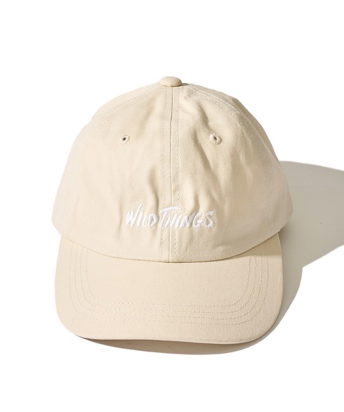 WILD THINGS（ワイルドシングス）の「【WILD THINGS/ワイルドシングス】LOGO CAP / フロントロゴ刺繍キャップ（キャップ・メンズ・オリーブ/アイボリー/ブラック/ベージュ/ネイビー・FREE）」の8枚目の写真