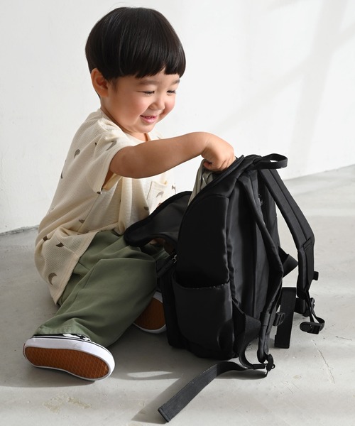 PUPPAPUPO（プッパプーポ）の「キッズリュック チャーム付き Mサイズ（バックパック/リュック・キッズ・グレー/ベージュ/ブラック・FREE）」の9枚目の写真