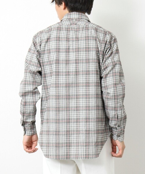 NOLLEY’S(ノーリーズ)の「シャギーチェック レギュラーシャツ(シャツ/ブラウス・メンズ・グリーン系その他/ブルー系その他/ホワイト系その他・M/L/S)」の18枚目の写真