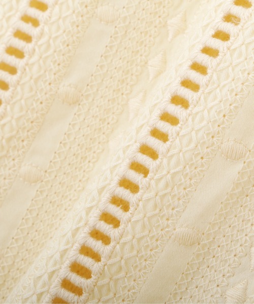 schott（ショット）の「Schott/ショット/CR SHIRT "EMBROIDERY"/コットン レーヨン 刺繍シャツ（シャツ/ブラウス・メンズ・オレンジ/サックスブルー/ブラック/クリーム・XL/L/M/2XL）」の19枚目の写真